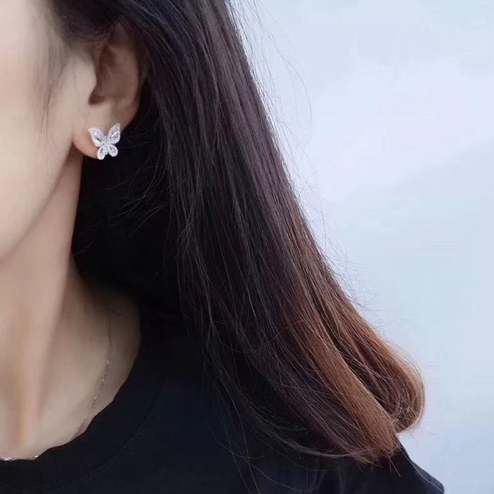 ✨Sparkling Butterfly Earrings✨ - Picture 3 of 6